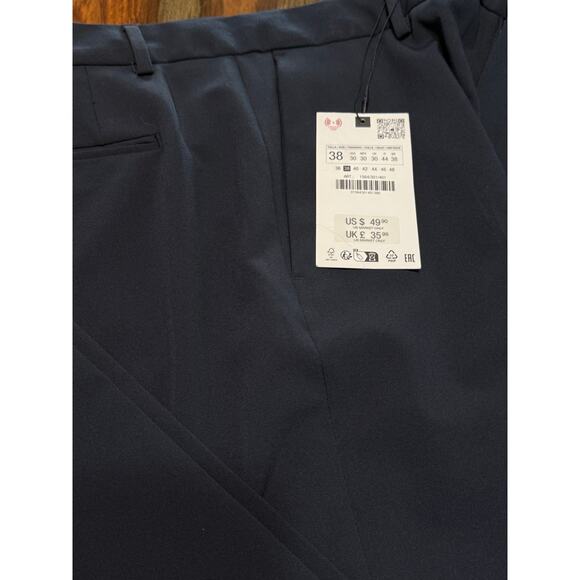 ZARA Slim Fit Dress Slacks Navy Men’s 30 NWT 33" Inseam - Picture 6 of 10